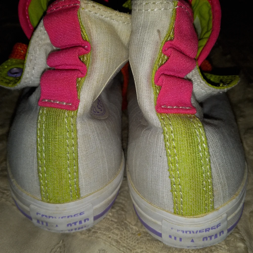 Converse Chuck Taylor's Multi Color High Top Sneakers Size 5